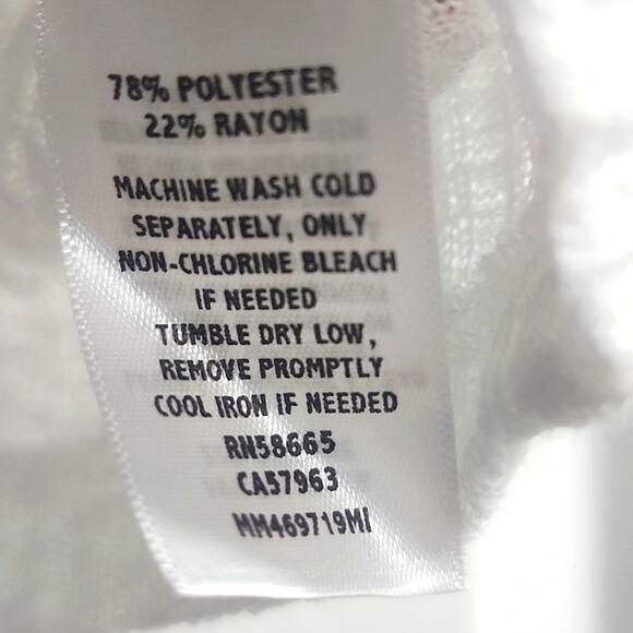 ❤️NWT❤️ Melrose and Market White Ribbed Button-Front Tank Top - Picture 7 of 9